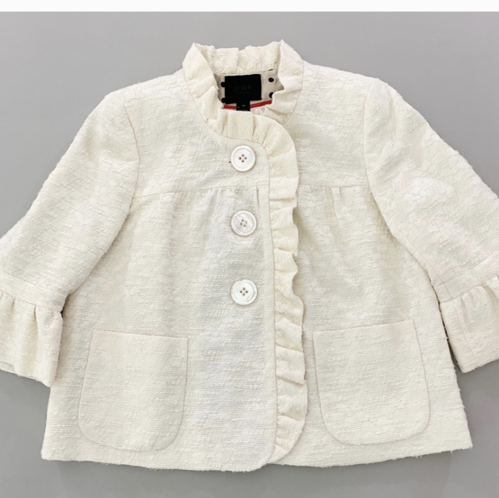 J. Crew Ruffle Jacket